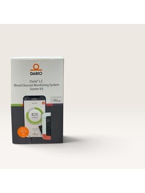 Dario LC Blood Glucose Monitoring System Starter Kit iPhone Lightning Open Box